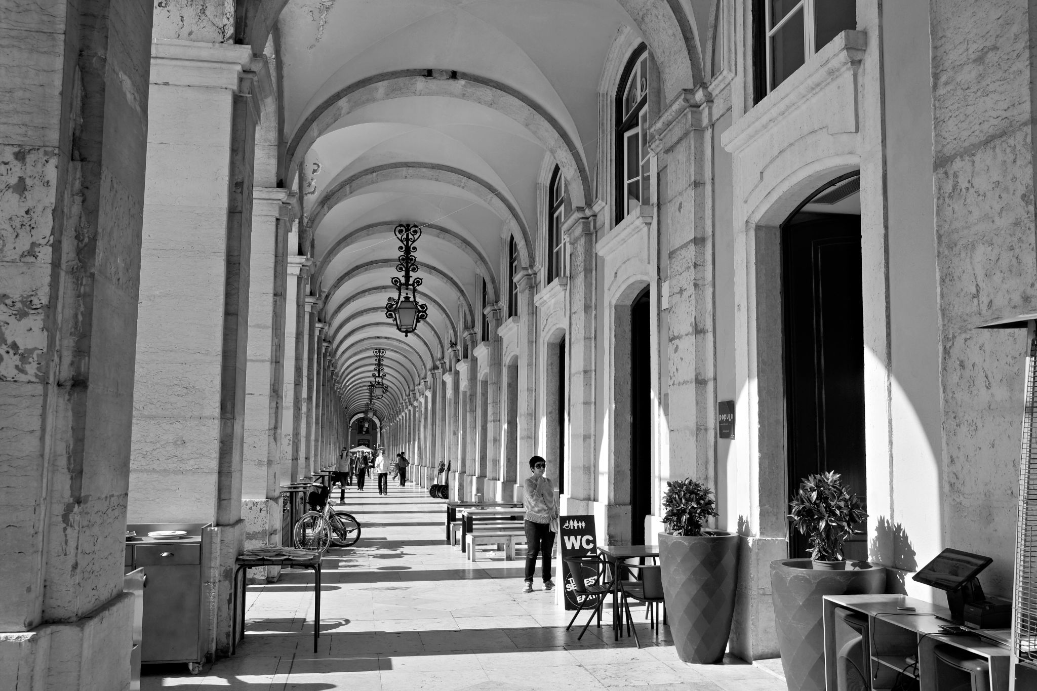 April 2014: Praça do Comércio, Lissabon